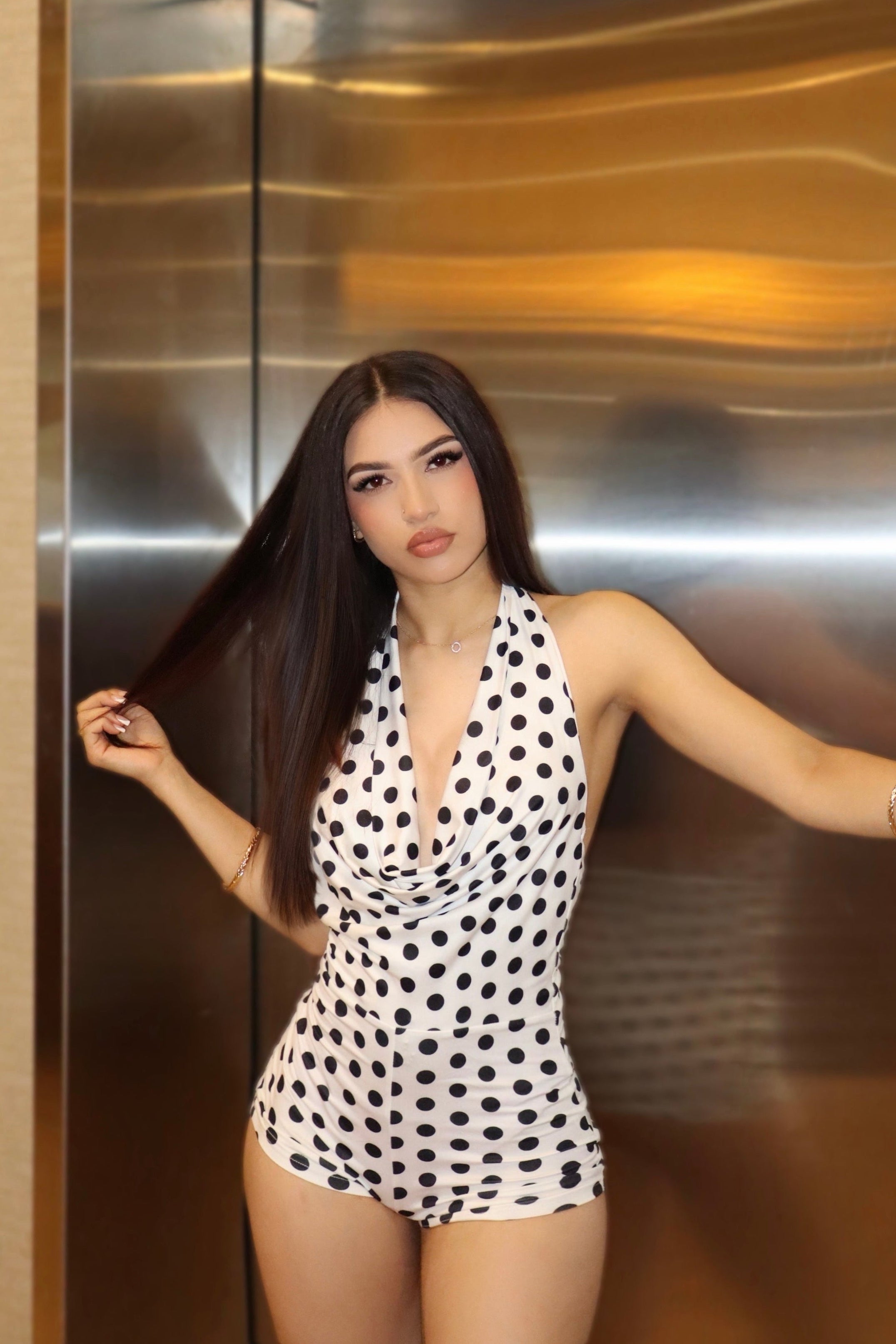 Polka Dot Romper