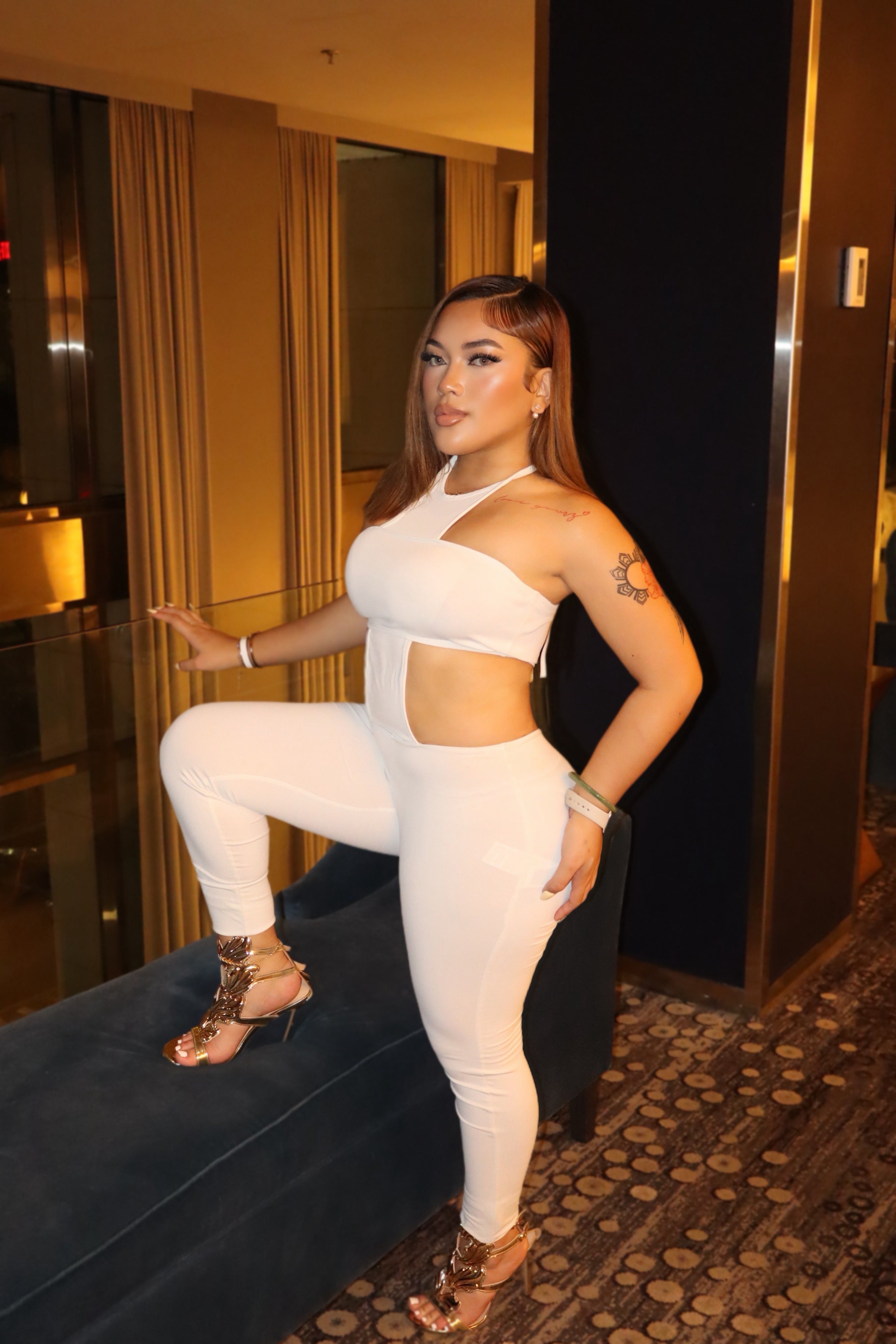 Sculpt Cutout Jumpsuit