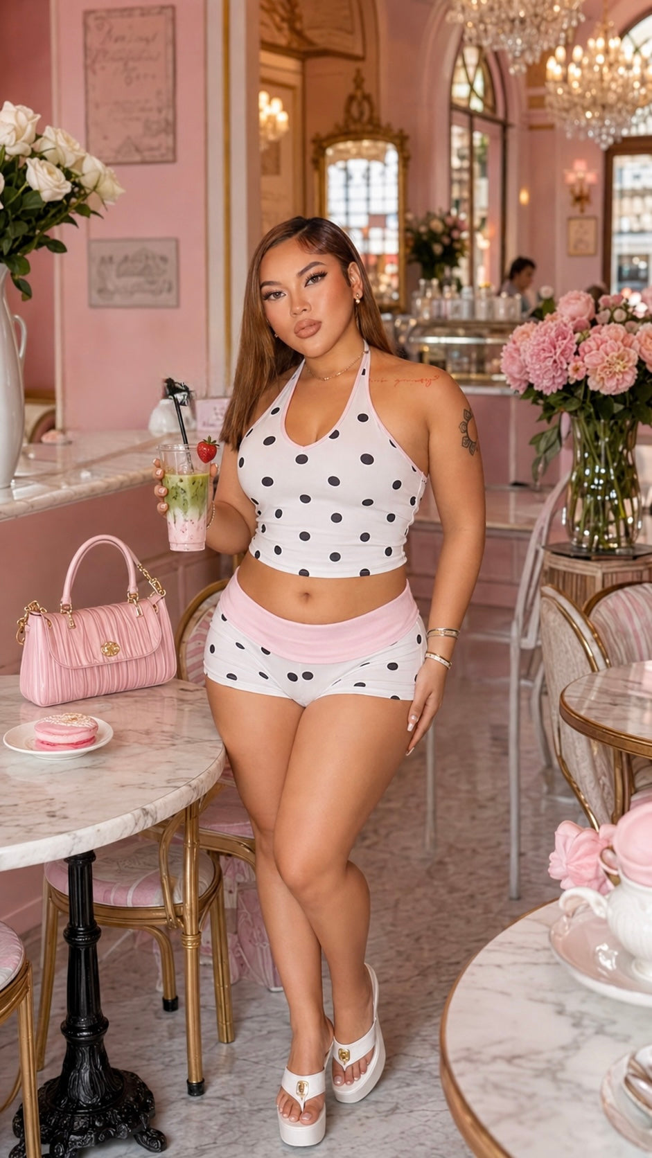 Rosalie Polka Dot Set