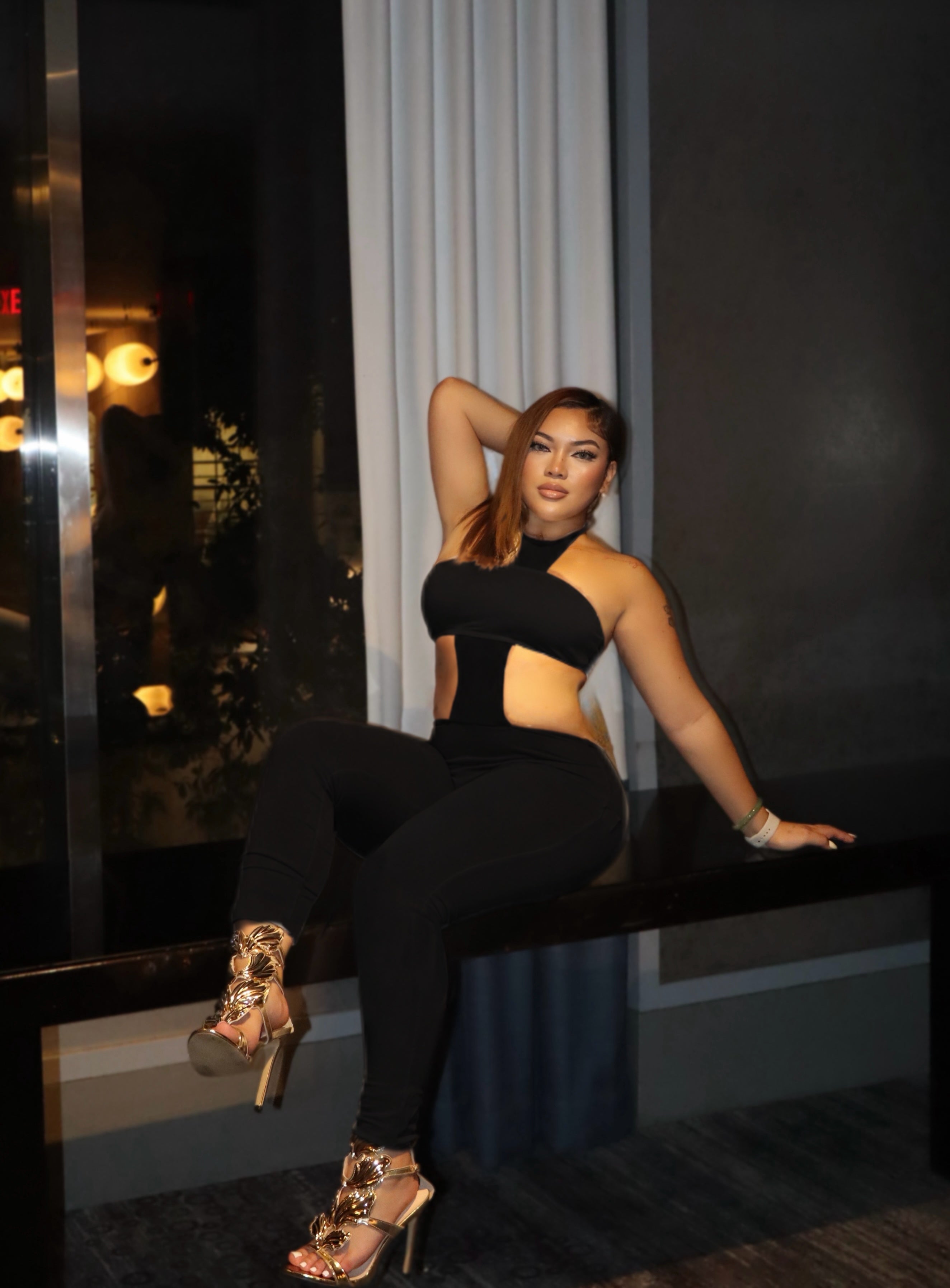 Sculpt Cutout Jumpsuit