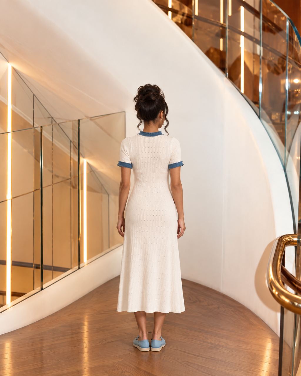 Pleated Maxi Dress